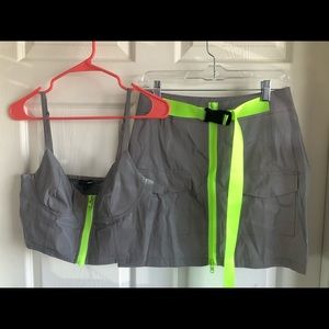 Reflective skirt set